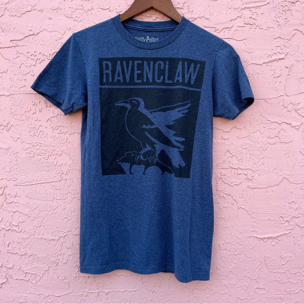Harry Potter Ravenclaw T-Shirt Blue Adult Size XS Faded